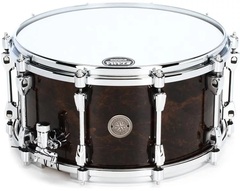 Tama Starphonic Walnut Snare Drum - 7 x 14 inch - Gloss Black Walnut Burl