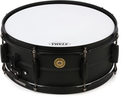 Tama Steel Snare Drum - 5.5 x 14 inch - Black/Black