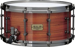 Tama S.L.P. G-Maple Snare Drum - 7-inch x 14-inch - Gloss Tangerine Zebrawood