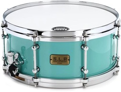 Tama S.L.P. Fat Spruce Snare Drum - 6.5 x 14 inch - Turquoise