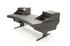 Argosy Dual15L Studio Workstation Desk with 825 Racks - Black Trim