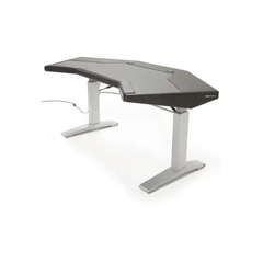 Argosy HALO.GE Base Sit-Stand Desk - Fingerprint Resistant Black Finish