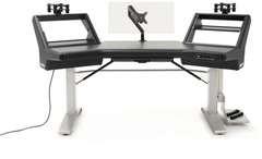 Argosy HALO.E2 Ultimate Sit-Stand Desk - Original Hautelink Pattern Finish