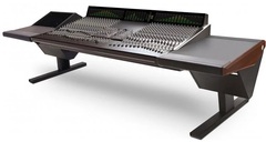 Argosy Eclipse for SSL Origin Console Desk with Left Rack - Mahogany Trim