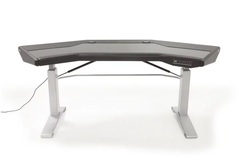 Argosy HALO.GE Base Sit-Stand Desk - Original Hautelink Pattern Finish