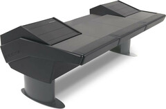 Argosy GV-30 Universal Console Desk with 2 Racks - Black Trim