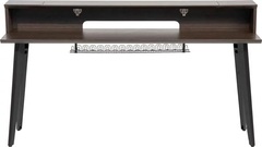Gator Frameworks GFW-ELITEKEYTBL88-BRN Elite Series 88-key Keyboard Desk - Dark Walnut
