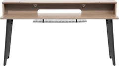 Gator Frameworks GFW-ELITEKEYTBL88-GRY Elite Series 88-key Keyboard Desk - Driftwood Grey