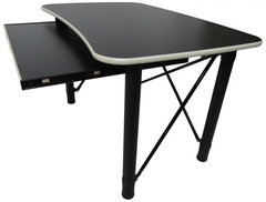 RAB Audio ProRak 48NB Music Production Desk- Black with Almond Trim
