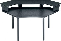 Middle Atlantic Products MDV-CNR1 Corner Desk With Overbridge