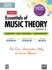 Alfred Essentials of Music Theory 1-3 - 5-user Networked Lab Pack