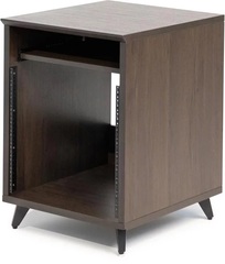 Gator Frameworks GFW-ELITEDESKRK-BRN Elite Series Desk 10U Rack - Dark Walnut