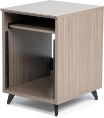 Gator Frameworks GFW-ELITEDESKRK-GRY Elite Series Desk 10U Rack - Driftwood Grey
