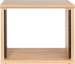 Gator Frameworks Elite Series 8U Desktop Studio Rack - Natural Maple Matte