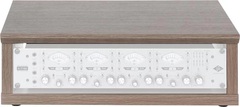 Gator Frameworks Elite Series 2U Desktop Studio Rack - Driftwood Grey