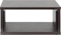 Gator Frameworks Elite Series 4U Desktop Studio Rack - Dark Walnut Brown