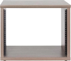 Gator Frameworks Elite Series 8U Desktop Studio Rack - Driftwood Grey
