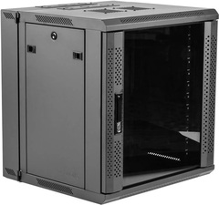 Gator GRW2012509 - 12U Hinged Wall Rack with Glass Door