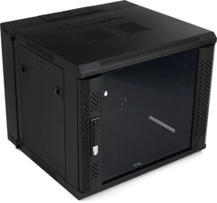 Gator GRW2009509 - 9U Hinged Wall Rack with Glass Door