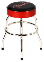 Fender Red and Black Logo Barstool - 24 inch