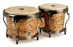 Latin Percussion Aspire Series Bongos - Havana Cafe with Brushed Nickel Hardware