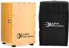 Luna Bamboo Cajon with Bag - Natural