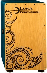 Luna Tattoo Cajon with Bag - Teal