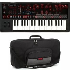 Roland JD-Xi Analog/Digital Synthesizer with Vocoder Essentials Bundle