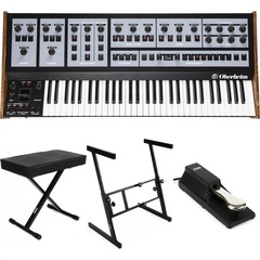 Oberheim OB-X8 8-voice Polyphonic Analog Synthesizer Essentials Bundle