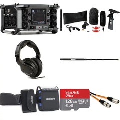 Zoom F6 Multitrack Field Recorder & Rode NTG5 Field Recording Bundle