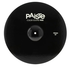 Paiste 18 inch Color Sound 900 Black Crash Cymbal