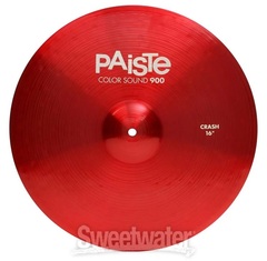 Paiste 16 inch Color Sound 900 Red Crash Cymbal