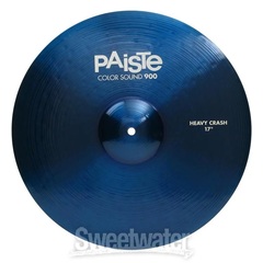 Paiste 17 inch Color Sound 900 Blue Heavy Crash Cymbal