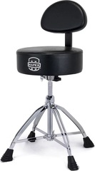 Mapex Round Top Double-braced Drum Throne with Backrest
