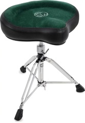 Roc-N-Soc Manual Spindle Drum Throne - Original Saddle, Green