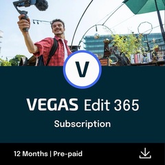 Magix Vegas Edit 365 - 1-year Subscription for Windows