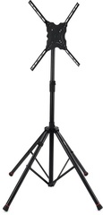 Gator Frameworks GFW-AV-LCD-25 Deluxe Quad Legged LCD/LED Stand with LiftEEZ