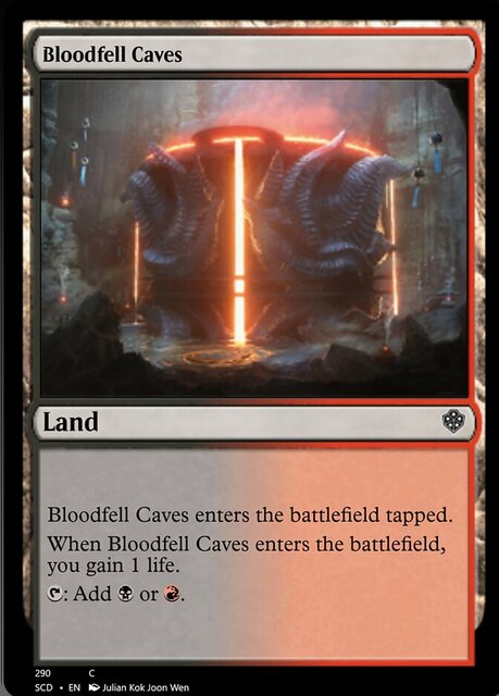 Bloodfell Caves - Magic Singles » Starter Commander Decks - Collector's ...