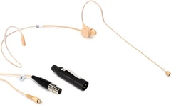 Acacia LIZ Roadster Headworn Microphone with Hardwired XLR Male Adapter - Tan