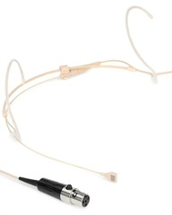 Countryman H7 Headset Microphone with TA4F Connector for Shure Wireless - Light Beige