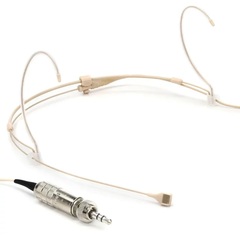 Countryman H7 Headset Microphone with 3.5mm Locking Connector for Sennheiser Wireless - Light Beige