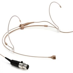 Countryman H7 Headset Microphone with TA4F Connector for Shure Wireless - Tan