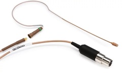 Countryman E6 Directional Earset Microphone for Speaking with 2mm Cable and TA4F Connector for Shure Wireless - Tan