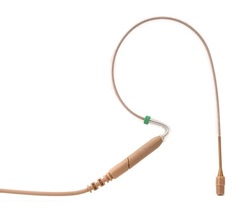 Countryman E2 Earset Microphone for Speaking with TA4F Connector for Shure Wireless - Tan