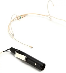 Countryman H6 Directional Headset Microphone for Vocals with XLR Connector - Light Beige