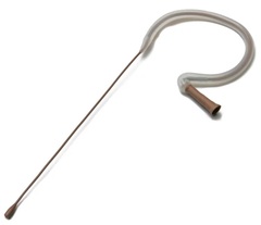 Countryman E6i Omnidirectional Earset Microphone for Vocals with 2mm Cable and SR Connector for Sennheiser Wireless - Tan
