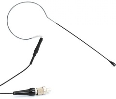 Countryman E6 Omnidirectional Earset Microphone - Standard Gain with 1mm Cable and S1 Connector for Sennheiser Wireless - Black