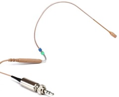 Countryman E2 Earset Microphone for Vocals with 3.5mm Connector for Sennheiser Wireless - Tan