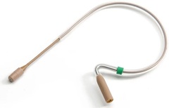 Countryman E2 Earset Microphone for Speaking with 3.5mm Connector for Sennheiser Wireless - Light Beige