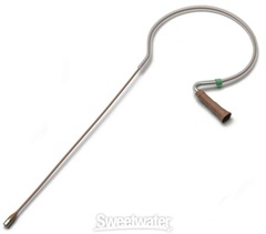 Countryman E6 Directional Earset Microphone for Speaking with 1mm Cable and AN Connector for Audio-Technica Wireless - Tan